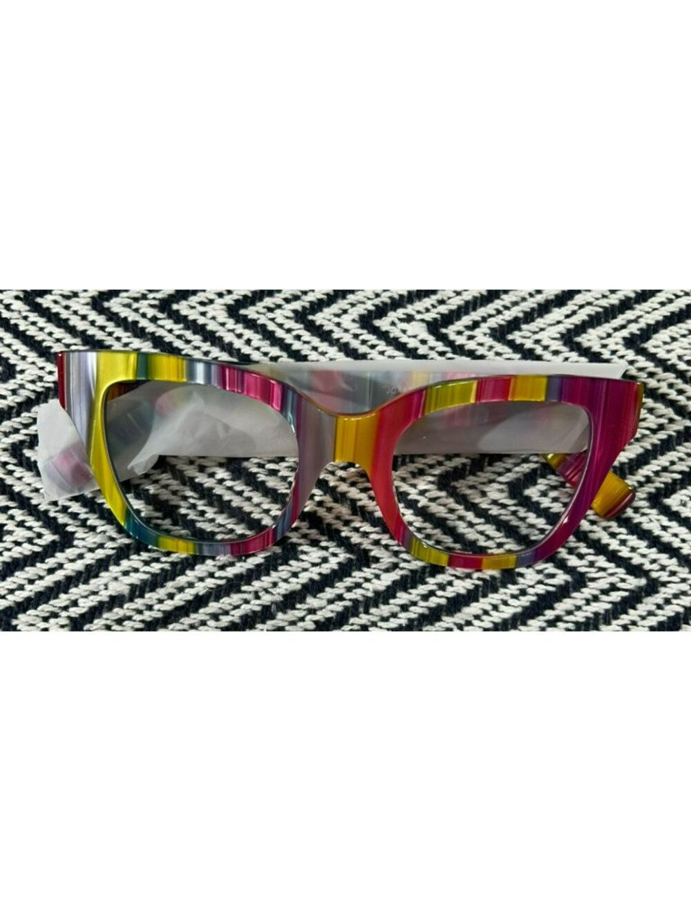 Zeelool Rainbow Cat-Eye Glasses Frame With Soft Pouch Model JGA539677 Size 48-21 - Picture 3 of 3